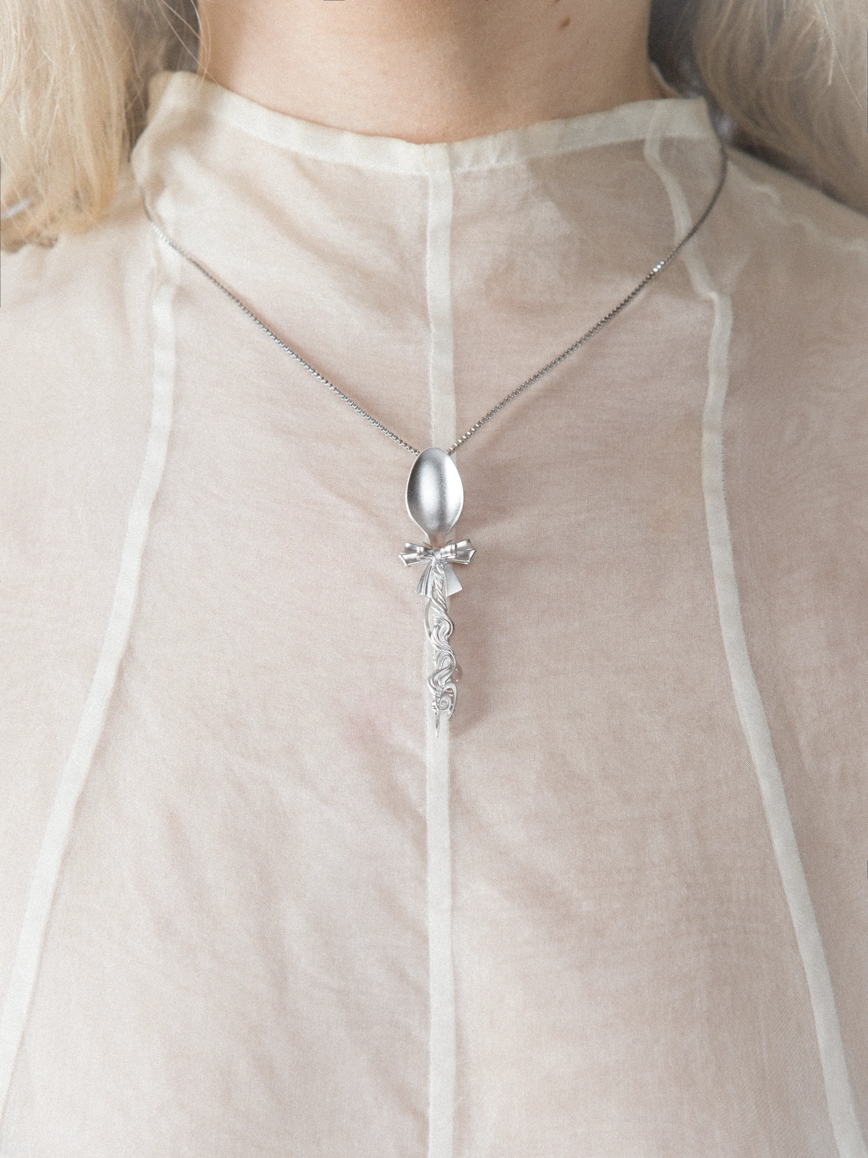 TORNADOSONG丨Spoon Necklace -Bow
