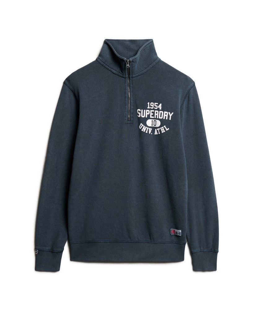 Track & Field Graphic Half Zip | Eclipse Navy