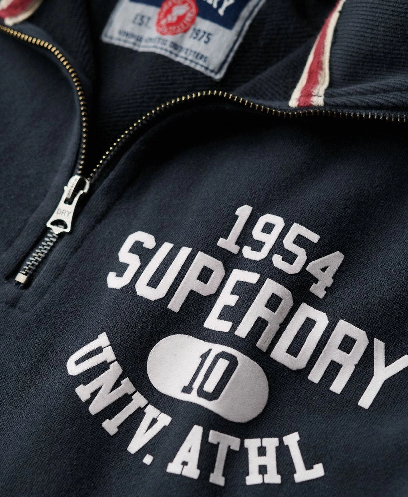 Track & Field Graphic Half Zip | Eclipse Navy