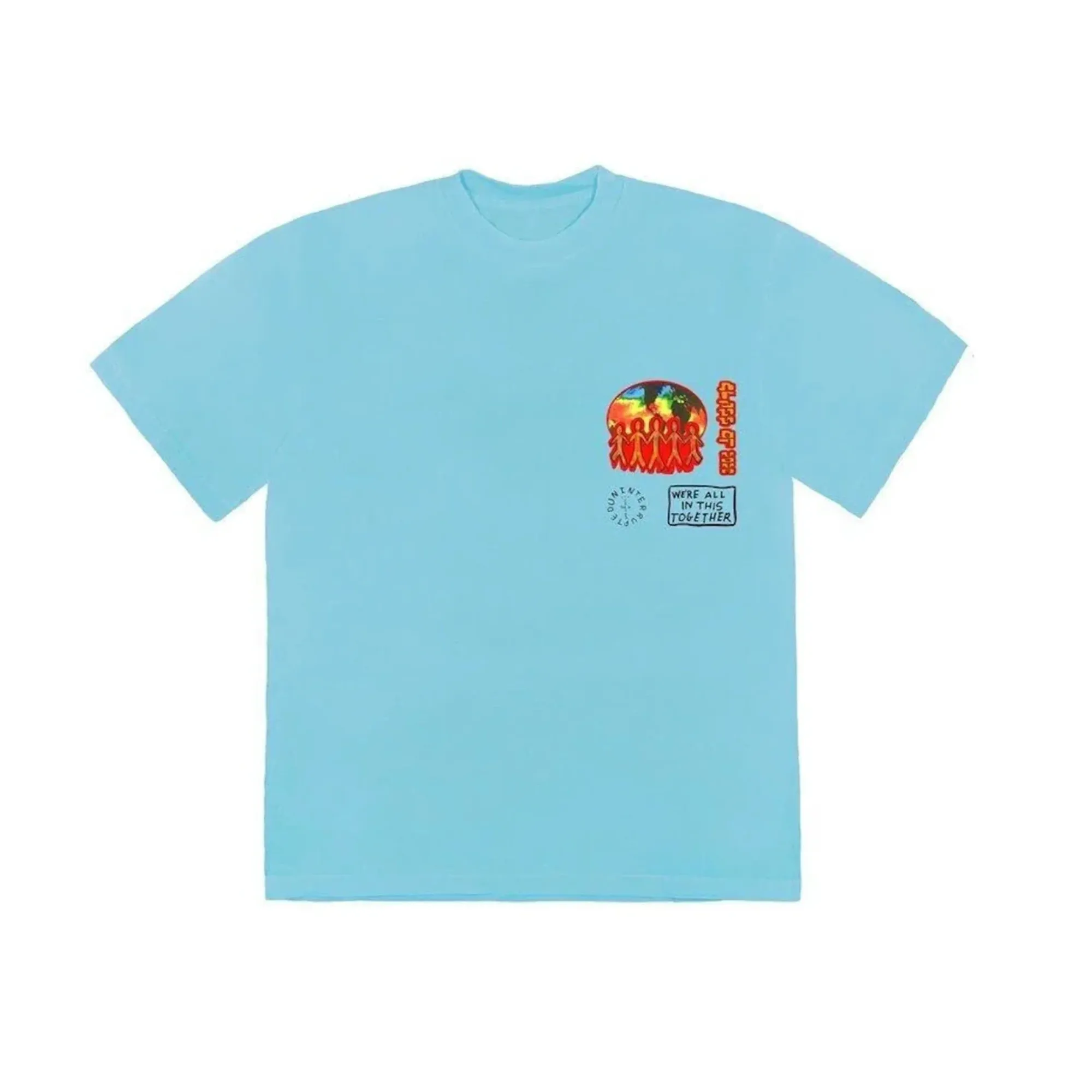 Travis Scott Cactus Jack C/O 2020 T-shirt Light Blue