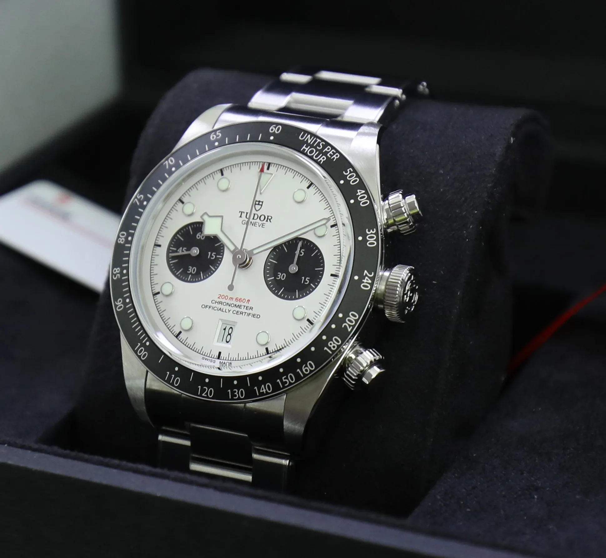 Tudor Black Bay Chronograph White Dial Reverse Panda 41mm