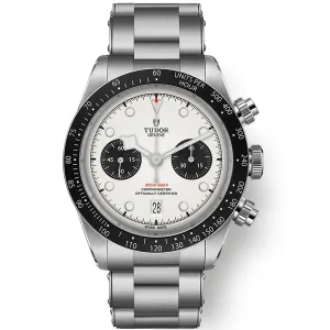 Tudor Black Bay Chronograph White Dial Reverse Panda 41mm