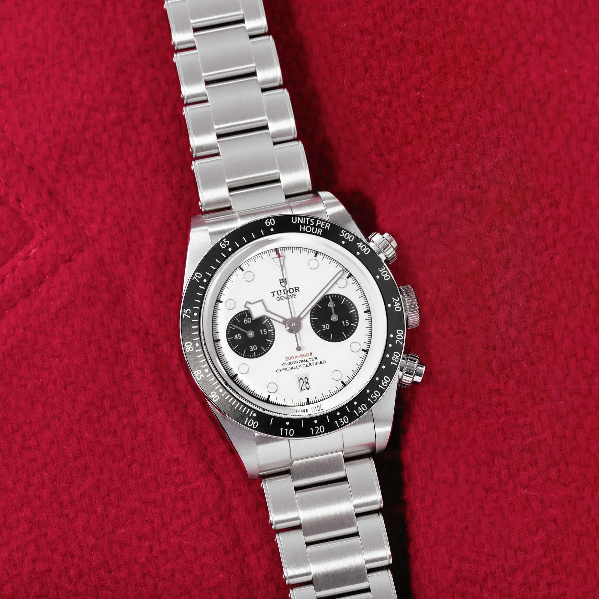 Tudor Black Bay Chronograph White Dial Reverse Panda 41mm