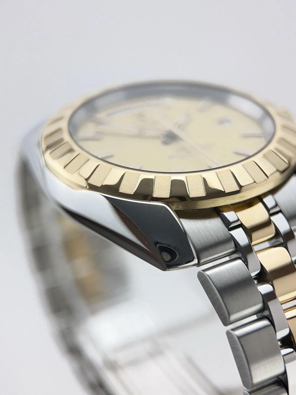 Tudor Classic Steel And Gold 40mm Automatic Men’s Watch 23013 - Box and Papers