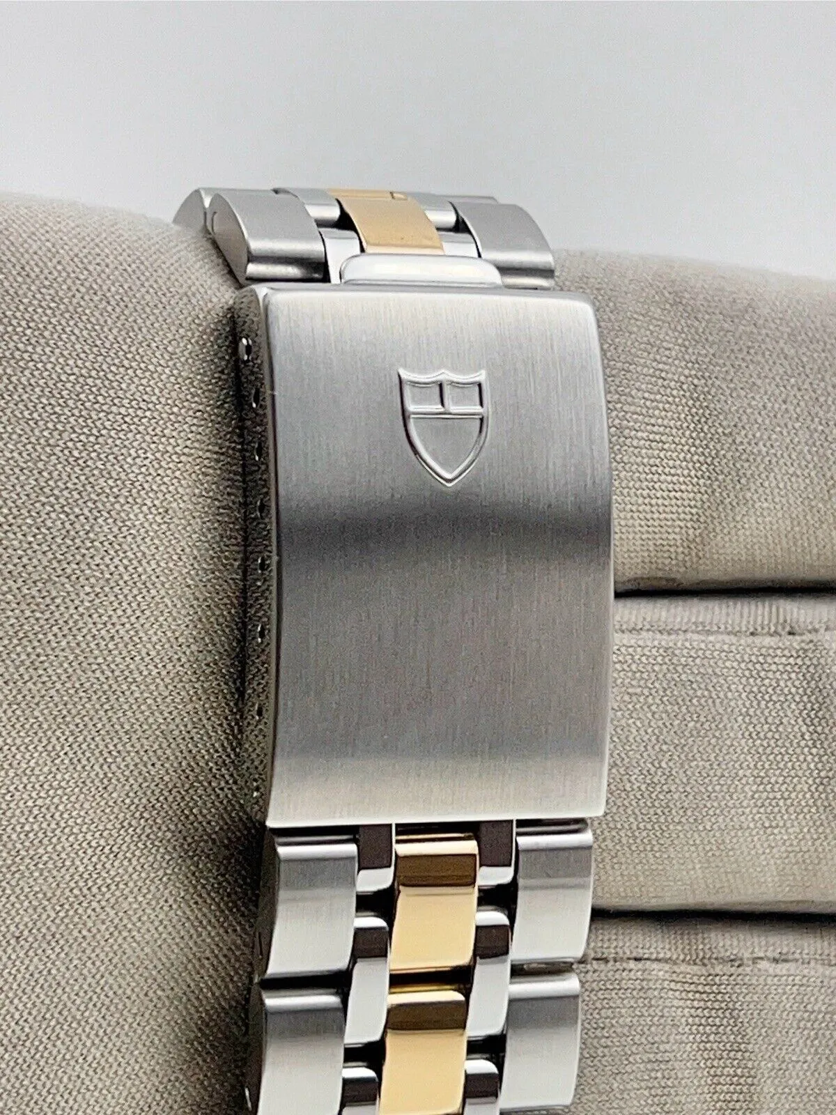 Tudor Classic Steel And Gold 40mm Automatic Men’s Watch 23013 - Box and Papers