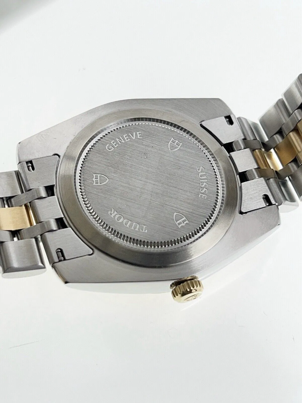 Tudor Classic Steel And Gold 40mm Automatic Men’s Watch 23013 - Box and Papers
