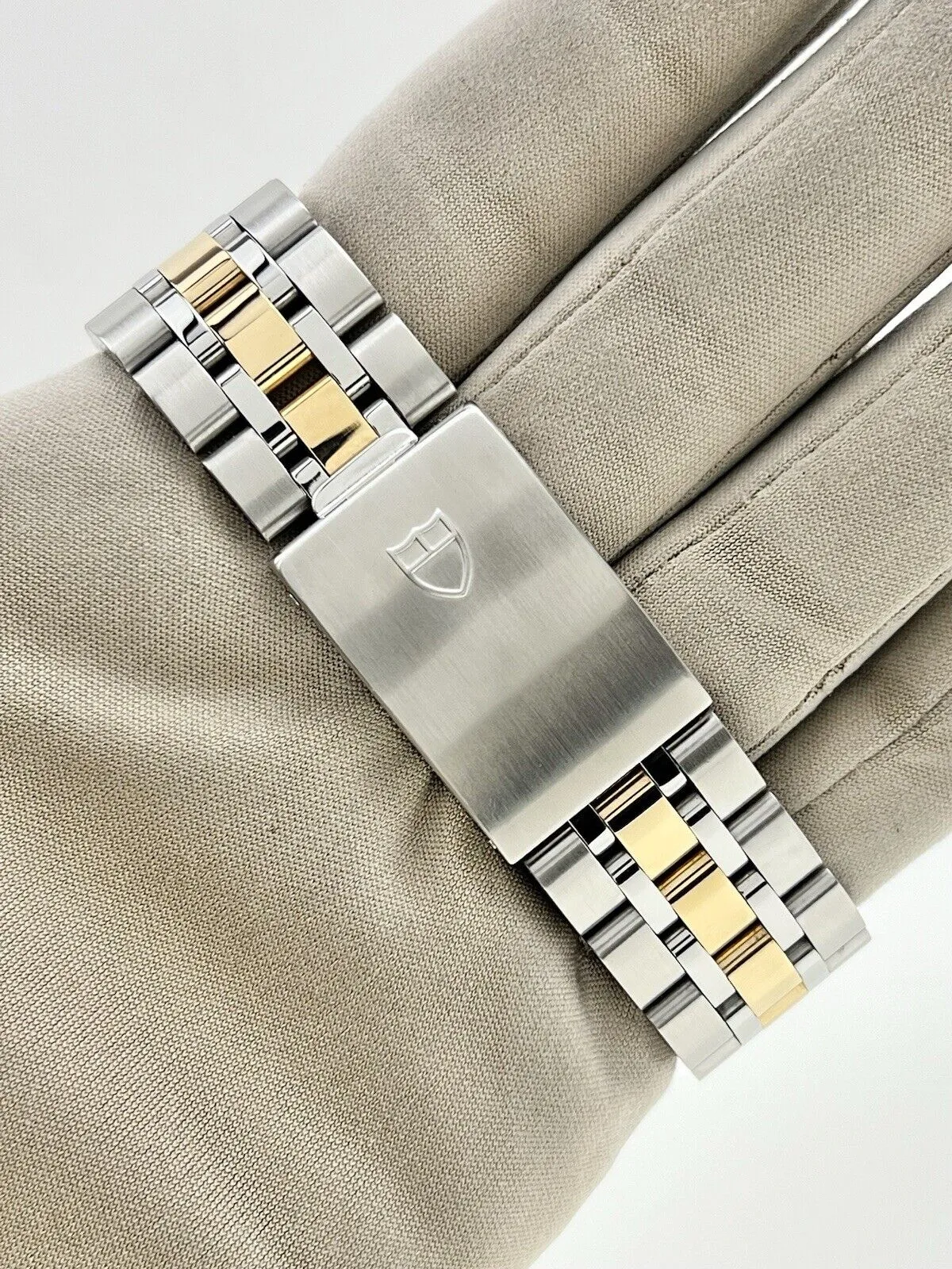 Tudor Classic Steel And Gold 40mm Automatic Men’s Watch 23013 - Box and Papers