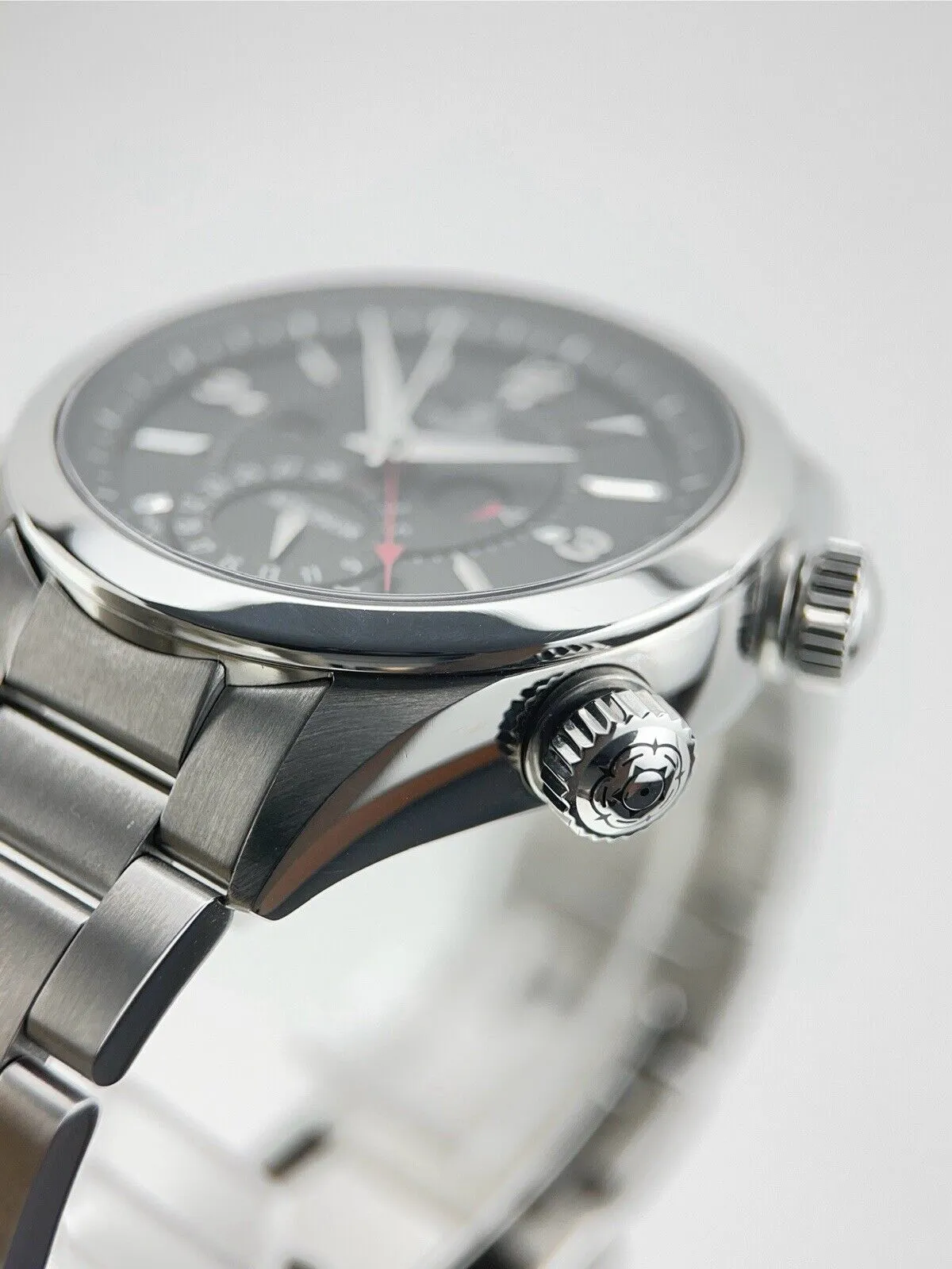 Tudor Heritage Alarm Stainless Steel Black Dial 42mm Automatic Men’s Watch 79620