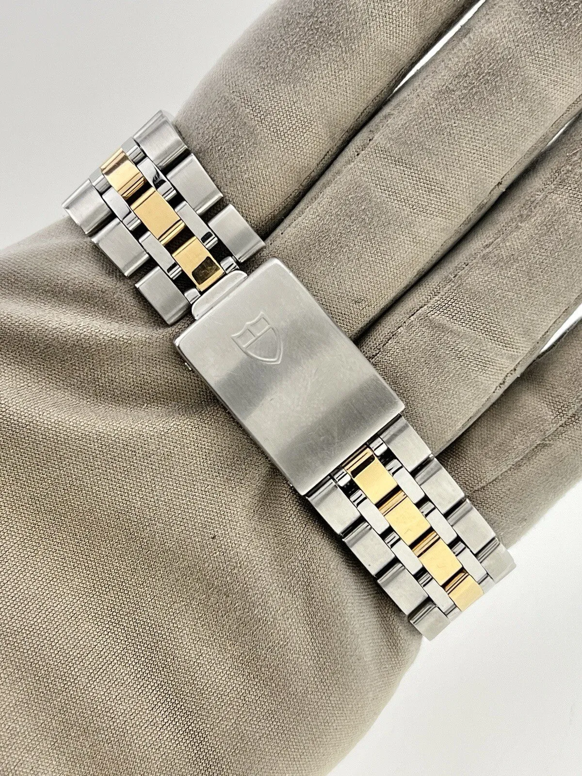 Tudor Prince Date Day Steel and Gold 36mm Linen Automatic Men’s Watch 76213