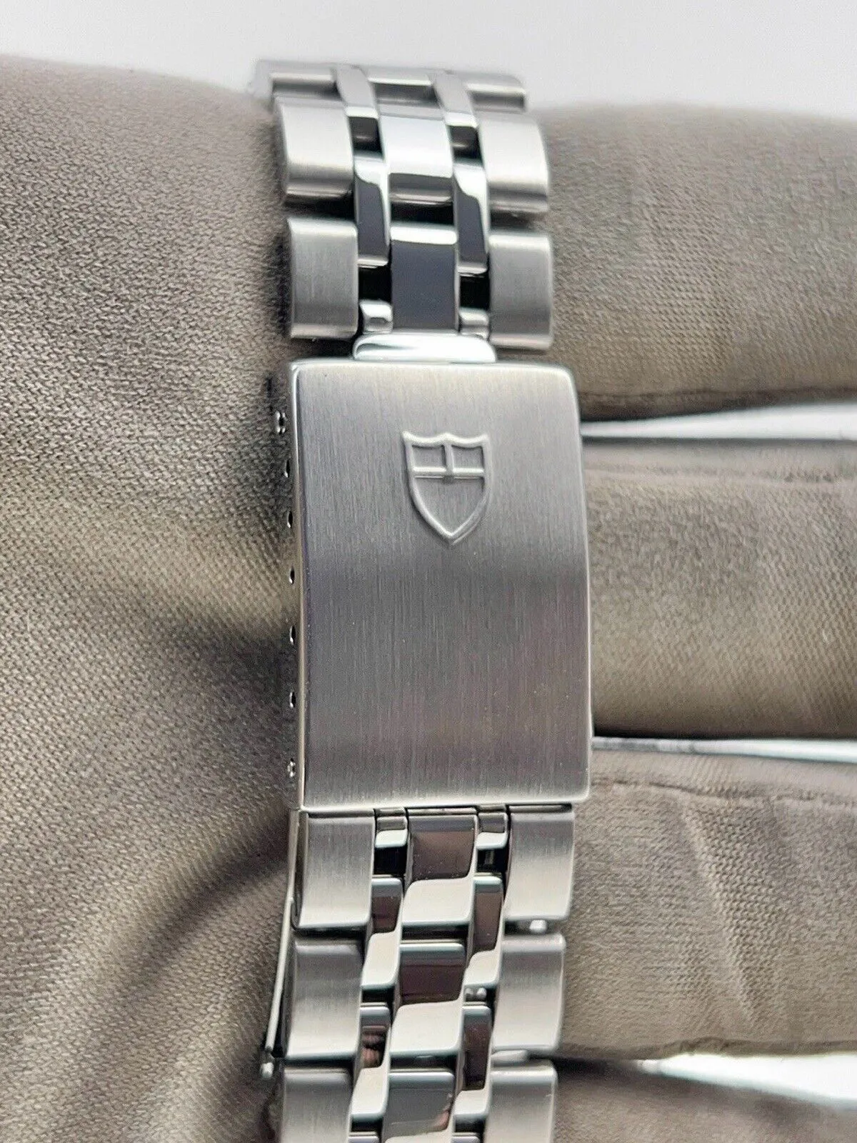 Tudor Prince Date Steel Black Diamond Dial 34mm Automatic Men’s Watch 74034
