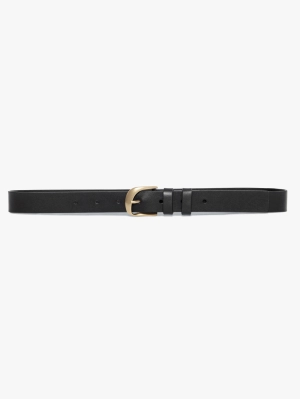 Twist Buckle Belt -- Noir