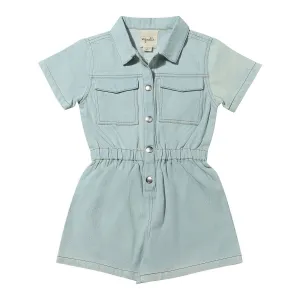 Vingette Addison Romper - Light Denim