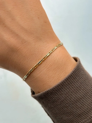 Vintage 9ct Yellow Gold Multi Link Bracelet