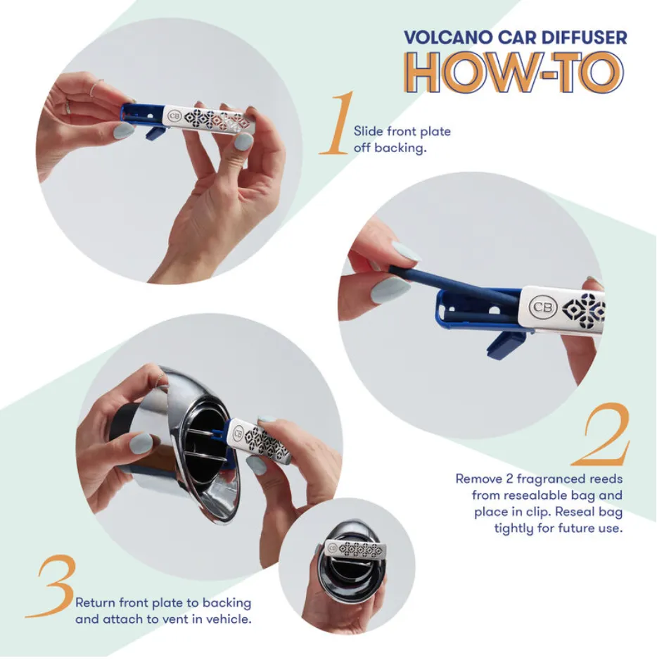 Volcano Car Diffuser Fragrance Refills