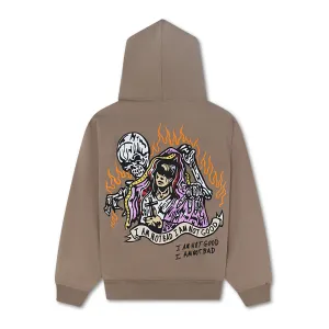 Warren Lotas Not Bad Hoody "Light Brown"