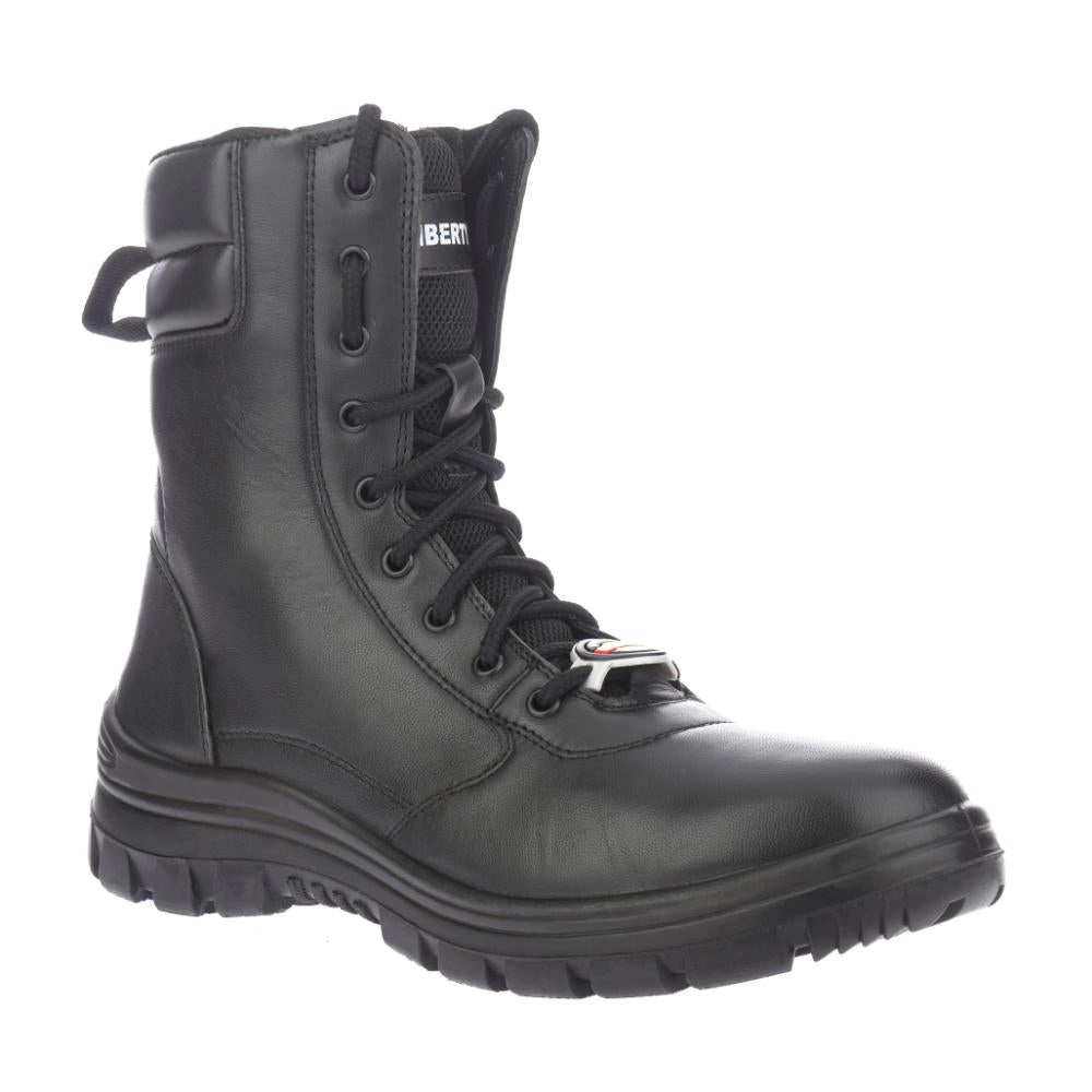 Warrior Genuine Leather Black Defence Jungle Boot for Men 3024-13_PLATOON By Liberty