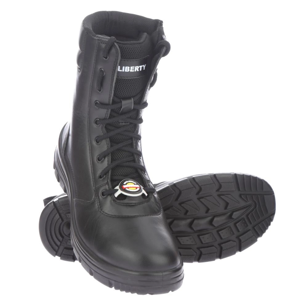 Warrior Genuine Leather Black Defence Jungle Boot for Men 3024-13_PLATOON By Liberty