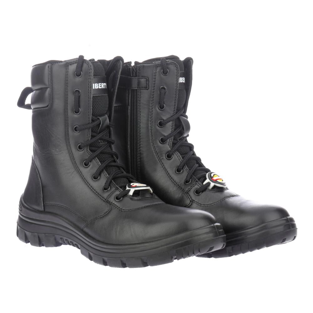 Warrior Genuine Leather Black Defence Jungle Boot for Men 3024-13_PLATOON By Liberty