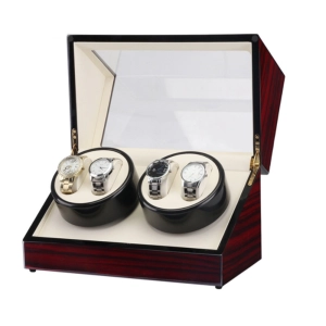WATCH WINDER RED WOOD WS004 - 4PCS