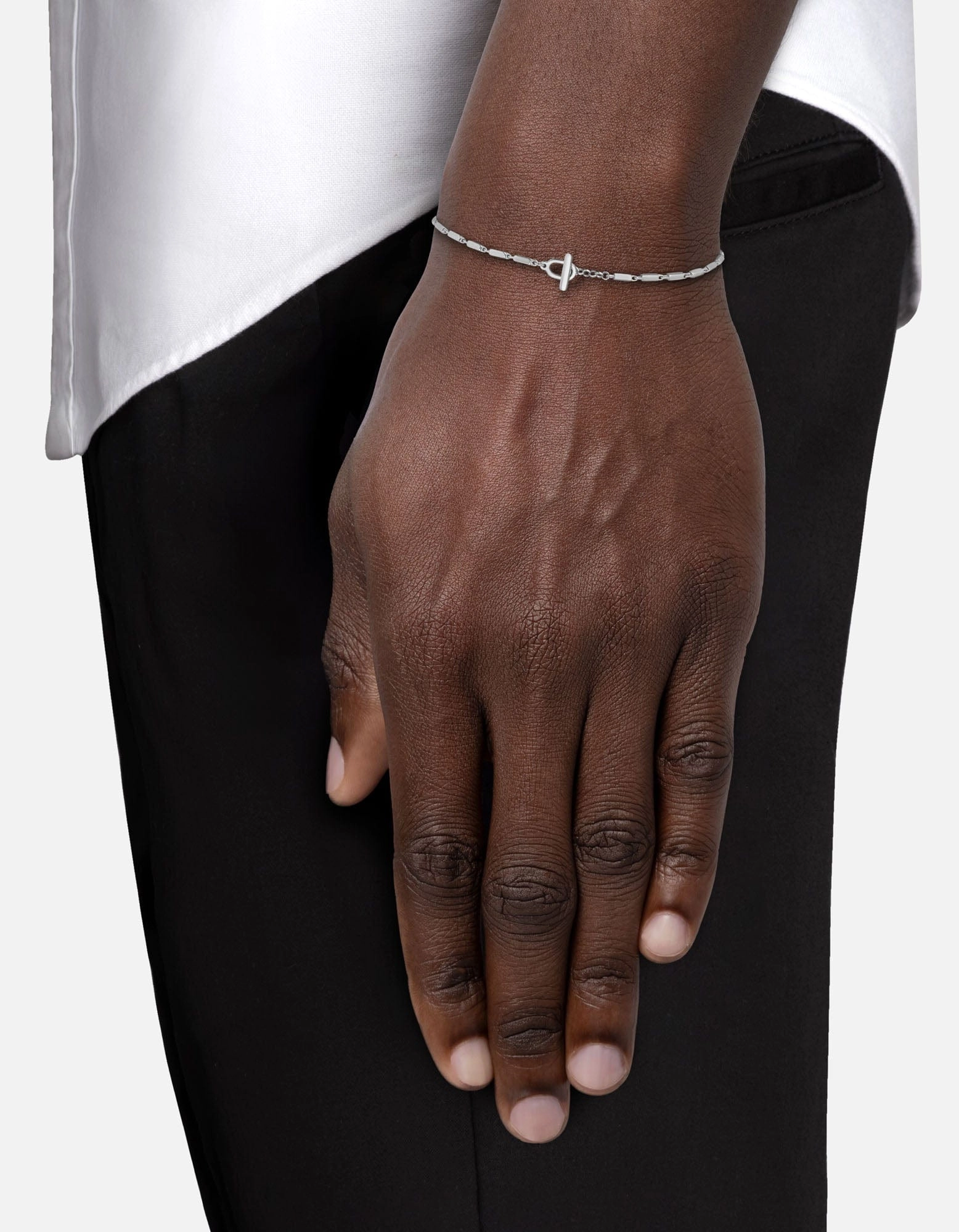 Wes Chain Bracelet, Sterling Silver