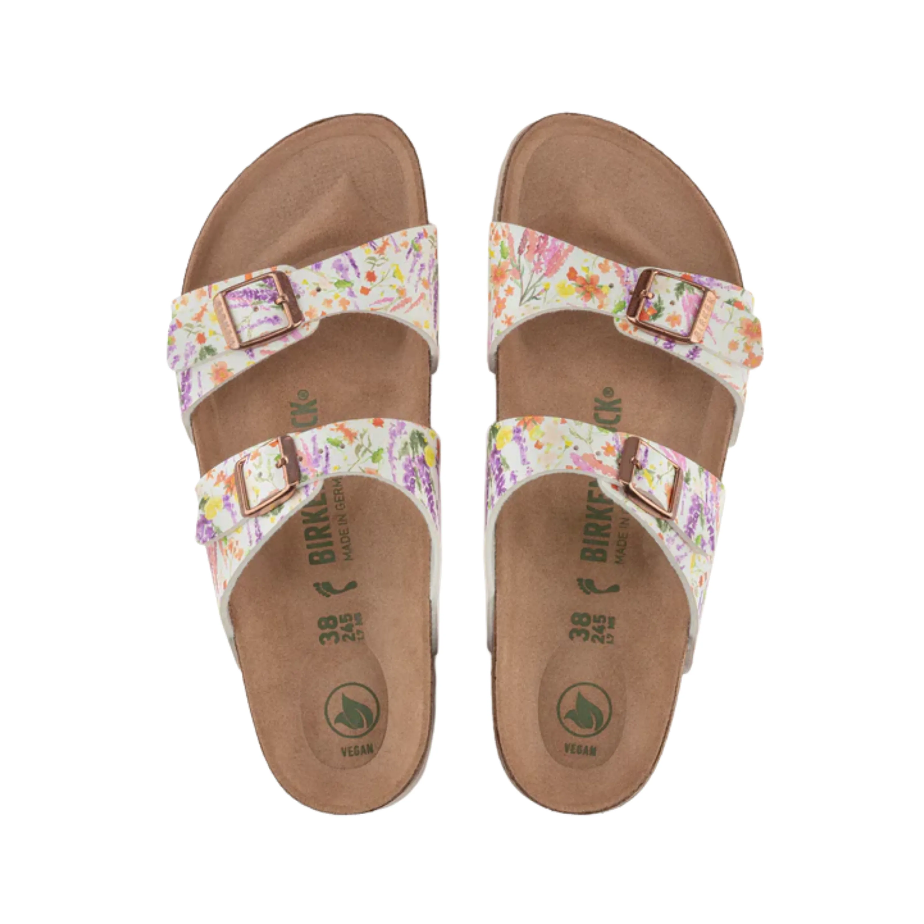 Women's Sydney Vegan (Birko-Flor) - Summer Floral Rose