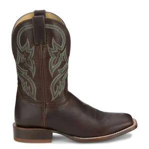Wray 11 Inch Embroidered Square Toe Cowboy Boots